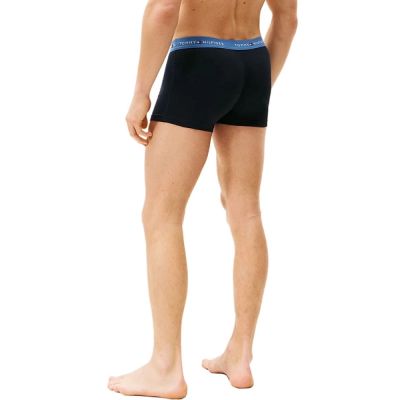 5. Tommy Hilfiger 3-Pack Men's Boxer Briefs Navy Blue Cotton