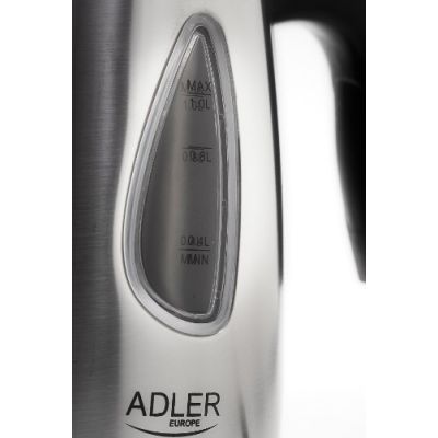 4. Adler AD 1203 electric kettle (1500W 1l; silver)