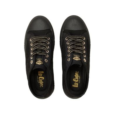 5. Lee Cooper women's sports shoes sneakers black platform lace