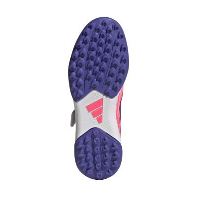 6. adidas F50 Hyperfast Club Hook and Loop TF JKK1337 Kids' Soccer Shoes