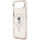 6. Karl Lagerfeld IML Choupette Sketch Logo MagSafe Case for iPhone 17 Air - Pink