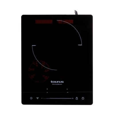 4. Taurus Darkfire Induction Cooker | 2000 W | 3-hour timer | touch control | black