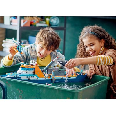 21. LEGO City 60368 Arctic Explorer Boat