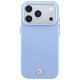 3. BMW Sign Inclined Deboss Letters MagSafe Case for iPhone 17 Pro / 18 Pro - Blue