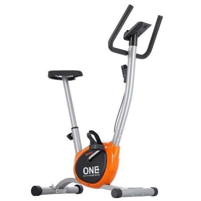 10. One Fitness RW3011 Silver-Orange Mechanical Bike