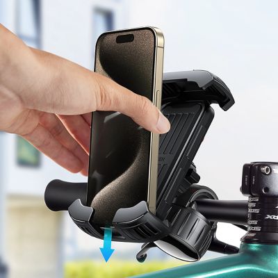 6. Ugreen Universal Bike Phone Holder for Bike Motorcycle Handlebar Black (LP494 Black)
