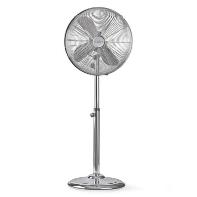 Nedis 50W chrome pedestal fan