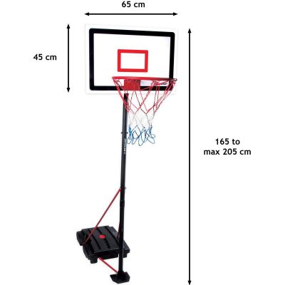 4. DUNLOP ADJUSTABLE BASKETBALL SET 1.65-2.05M 3IN1