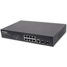 Intellinet 561167 Network Links Managed Gigabit Ethernet (10/100/1000) PoE Support Black