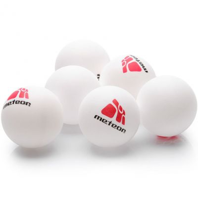 Meteor 15028 6-Ball Ping Pong Ball Set