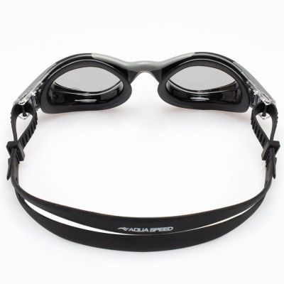 4. Aqua Speed Aquilo Swimming Goggles Black and Gray 62649-26