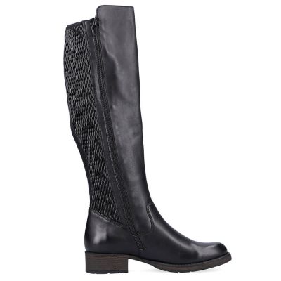 27. Rieker W Z9591-00 black leather boots 