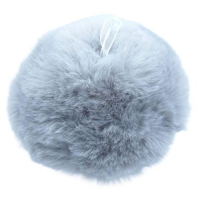 6. DECORATIVE PENDANT MUSHROOM 8x12CM GRAY