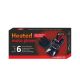 28. GLOVII Heated Motorcycle Gloves, Battery- or Rechargeable-Battery-Powered, Size L, Batteries, Charger and Cables Included, GDBL