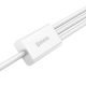 3. Baseus Superior Series USB-A - USB-C / Lightning / micro USB 3.5A cable 0.5m - white