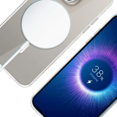 4. 3mk Clear MagCase Case for Apple iPhone 15 Pro Max - Transparent