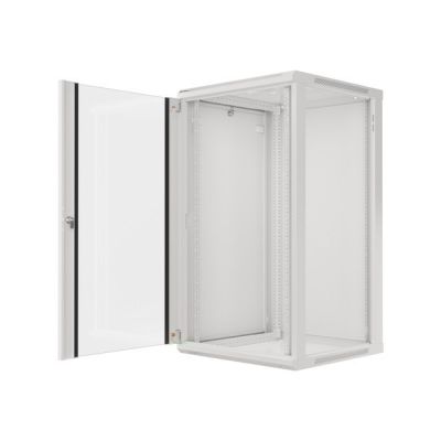 13. Lanberg WF01-6622-10S Rack 22U Wall-Mounted Cabinet Gray