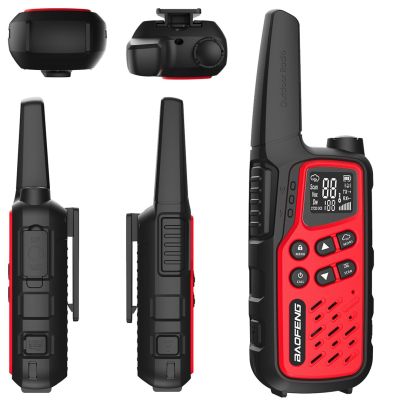3. Baofeng BF-T25E walkie-talkie red, 2 pieces