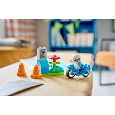 9. LEGO DUPLO TOWN 10471 Blue Police Motorcycle