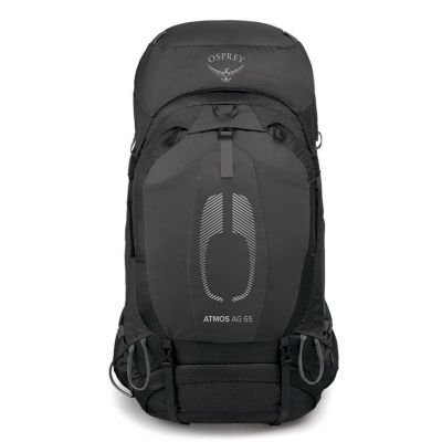 12. OSPREY Atmos AG 65 Trekking Backpack, Black, L/XL