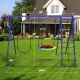 Frame swing stork's nest + swing + ladders + basket 271x180x185cm