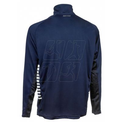 2. SELECT SPAIN 1/2 ZIP navy sweatshirt