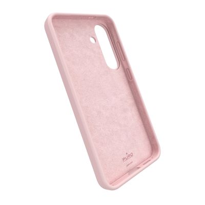 3. Puro Icon Silicone Case for Samsung Galaxy S25 - Pink