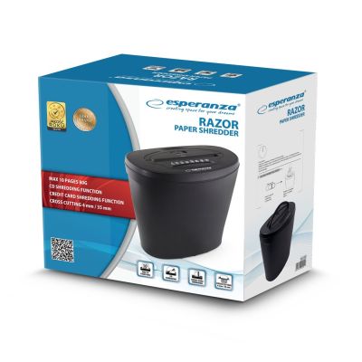 8. Esperanza RAZOR EN103 document shredder