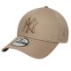New Era League Essential 9FORTY New York Yankees Cap 60675512 Brown OSFM