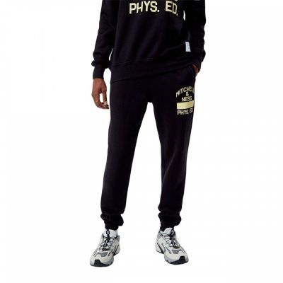 4. Mitchell & Ness Branded Fashion Graphic Sweatpants M PSWP5533-MNNYYPPPBLCK