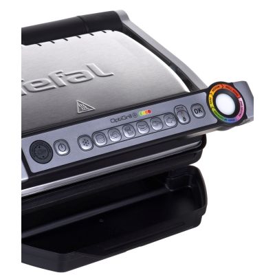 16. Tefal OptiGrill GC712D34 Grill (tabletop – closed; 2000 W; inox colour)