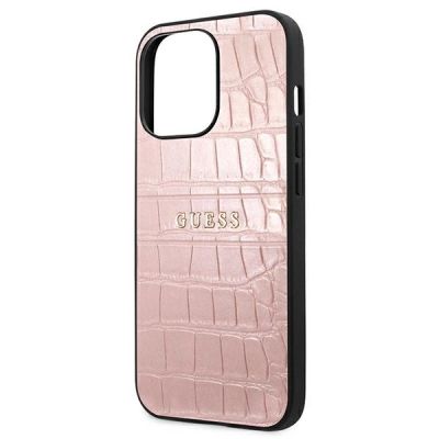 6. Guess Croco Strap Collection iPhone 13 Pro / 13 6.1" Case - Pink
