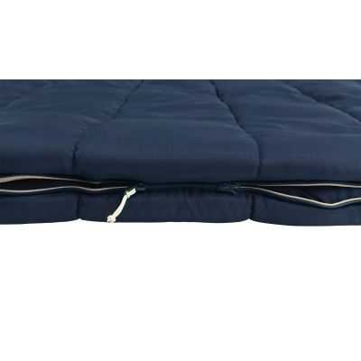 5. Outwell Contour Lux Double Adult Rectangular Polyester Sleeping Bag Blue