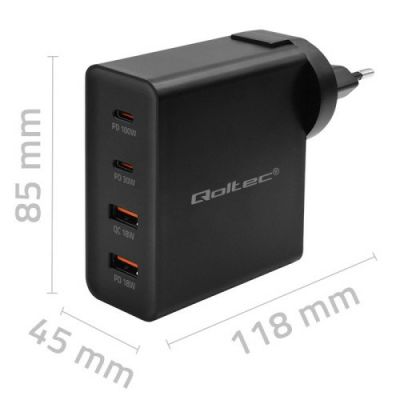 5. Qoltec GaN POWER PRO wall charger