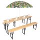 13. PICNIC BAR SET WOODEN TABLE AND 2 BENCHES