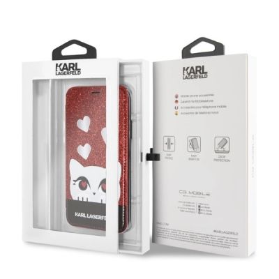 5. Karl Lagerfeld Valentine iPhone X/XS Case - Red