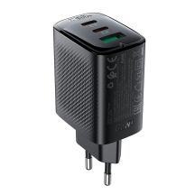 Acefast A108 GaN PD 67W 2xUSB-C 1xUSB-A Wall Charger - Black