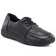 5. Jezzi JH01-1 comfortable black women's leather shoes