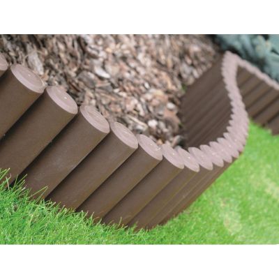 27. GARDEN PALISADE LAWN EDGE 270CM IPAL 5 BROWN