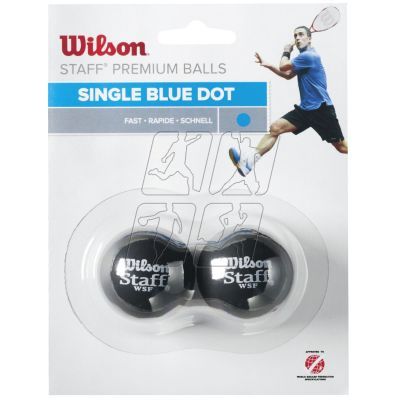 Wilson Staff Squash Blue Dot Ball WRT617500