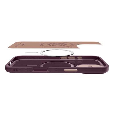 9. Spigen Nano Pop Mag MagSafe case for iPhone 17 - burgundy