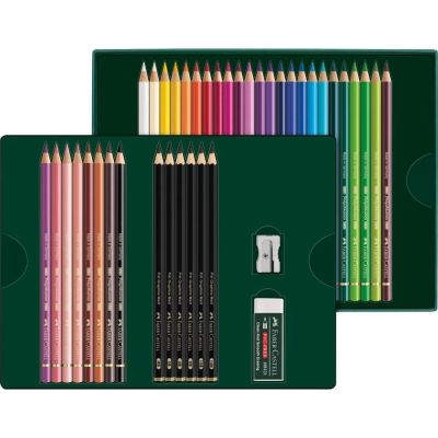 3. Faber-Castell Polychromos & Pitt Graphite Matt Set Multicolor 38 pcs.