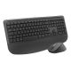 3. Logitech Signature Comfort Plus Combo MK880 for Business Keyboard Mouse Included Universal USB + Bluetooth QWERTZ German Graphite