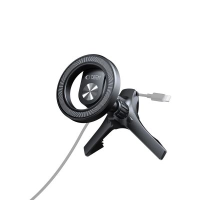 4. Tech-Protect N53 Car Air Vent Holder with MagSafe Rings - Black