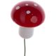 11. DECORATIVE FIGURINE OF MUSHROOMS ON WIRE 9 PCS