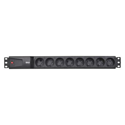 5. Lestar LZRM 810 BW GA K.:CZ 1.5M IEC3 surge protector strip (8 x UTE; 1.5m; black)