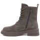 3. Women's leather ankle boots, khaki suede, Sergio Leone TR-02