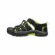 3. Keen Newport H2 Black/Lime Green Kids' Summer Hiking Sandals (1009942)