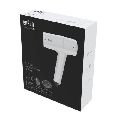 2. Braun HD1.55 Hair Dryer 1800W White