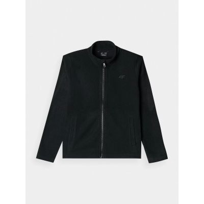 5. Regular fleece with stand-up collar for boys 4F Junior 4FJWMM00TFLEM245-20S